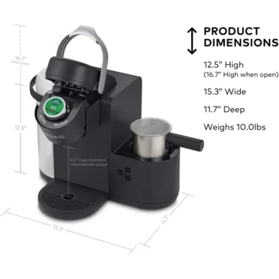 K-Café® Single Serve Coffee Latte & Cappuccino Maker - Image 6